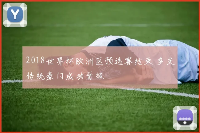 2018世界杯欧洲区预选赛结束 多支传统豪门成功晋级